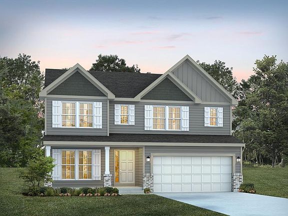 Elevation C with Brick