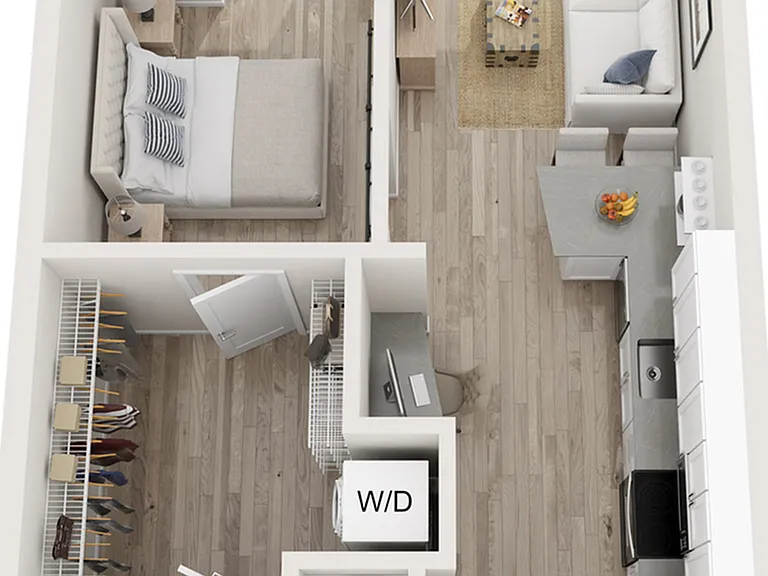 Plan A3 | 1 bedroom, 1 bathroom Plan A3 | 1 bedroom, 1 bathroom