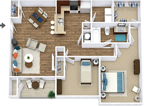 Floor plan Montage