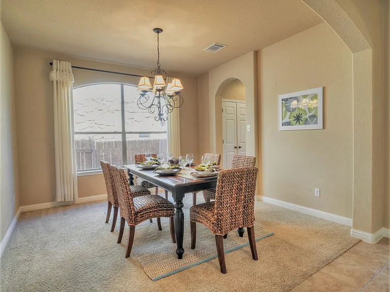 Formal dining room (carpet to be removed)