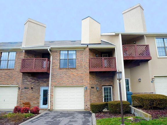 exterior of home, single car garage, private driveway space, ample/close guest parking in community