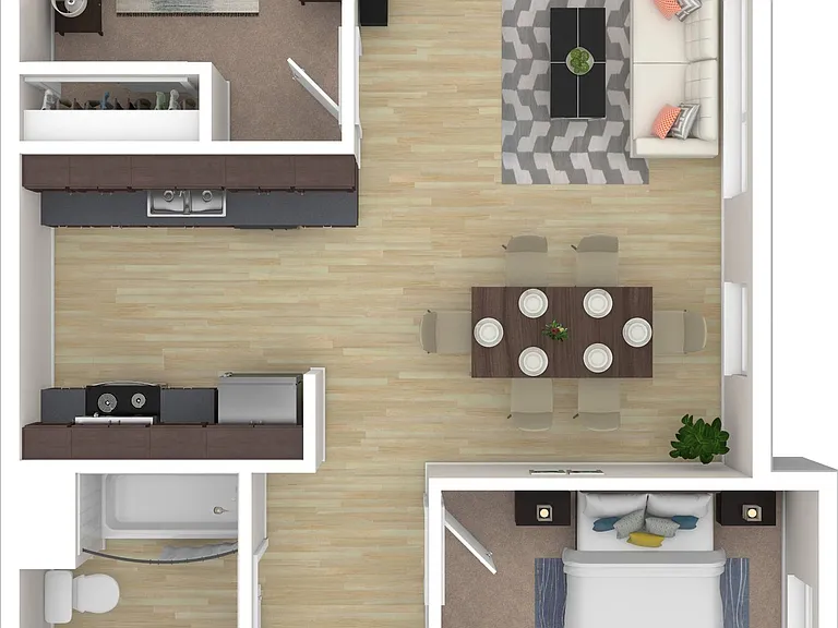 2A Floorplan 3D 2A Floorplan 3D