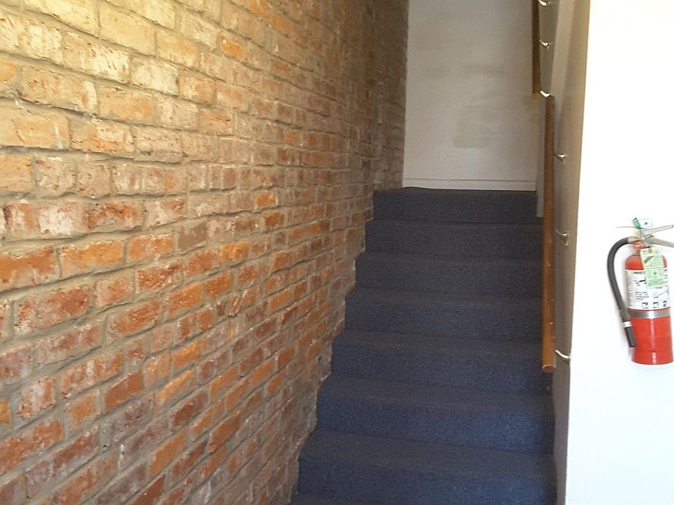 Here is the stairwell just outside of the front door. The apartment is on the first floor, which makes it easy to bring in groceries.