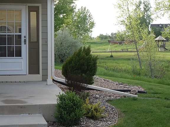 Front entry with park to the north