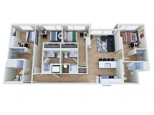 Floor plan 4X4