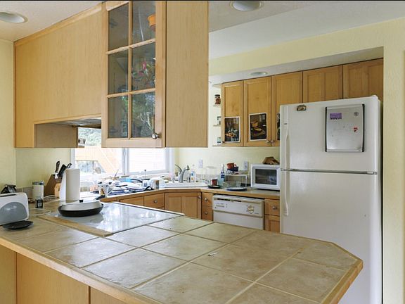 Kitchen before Granite tile installed