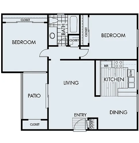 Floor plan 2x1AR1T3-2x1