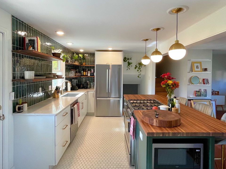 View from dining nook facing west