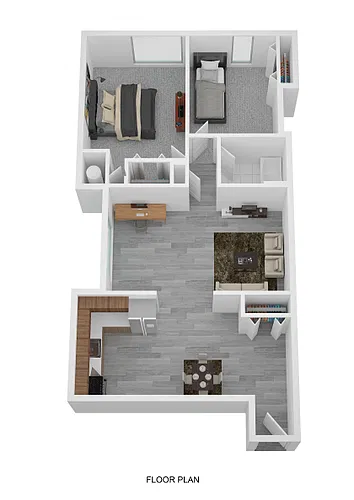 Floor plan 2 Bedroom Deluxe