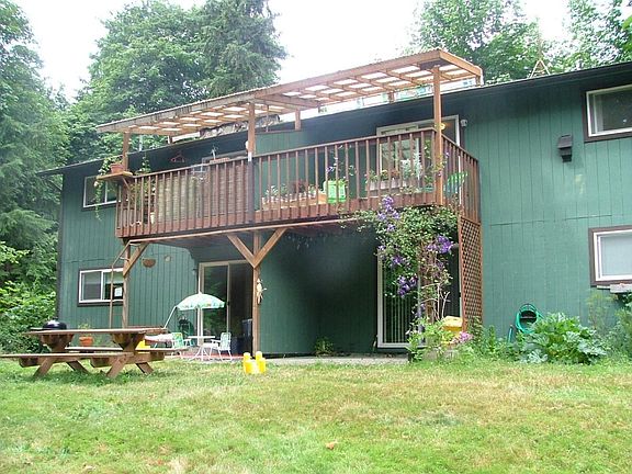 back of one of the buildings