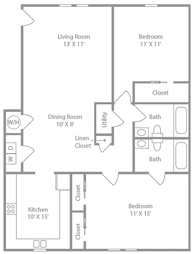 Floor plan Pinnacle-Renovated