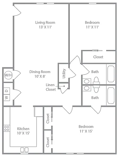 Floor plan Pinnacle-Renovated