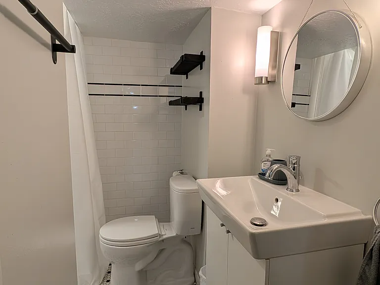 Private, basement bathroom