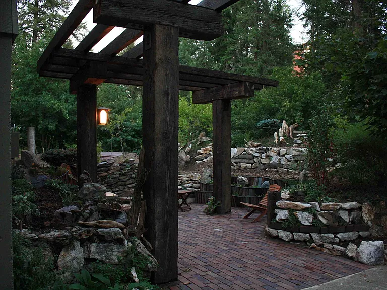 Your private patio.