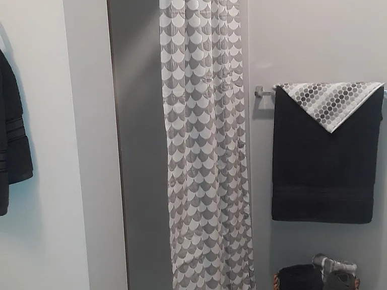 Hall bathroom. View 2.