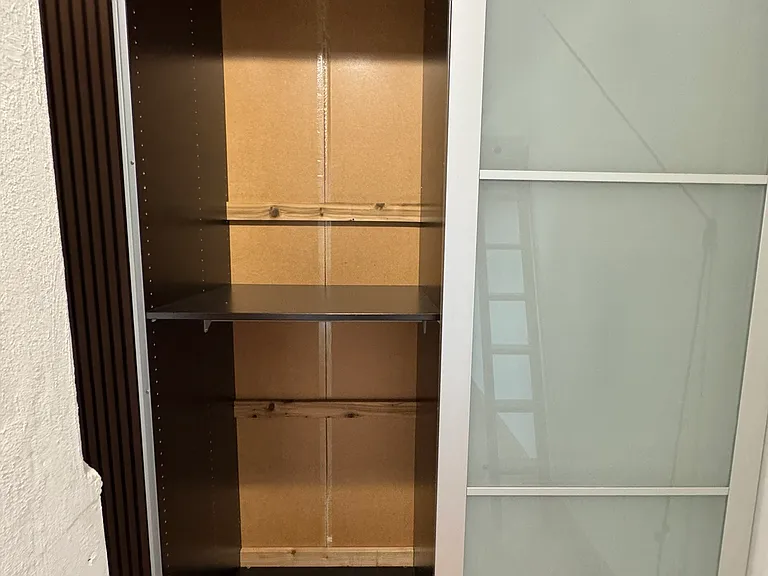 Two hanging spaces