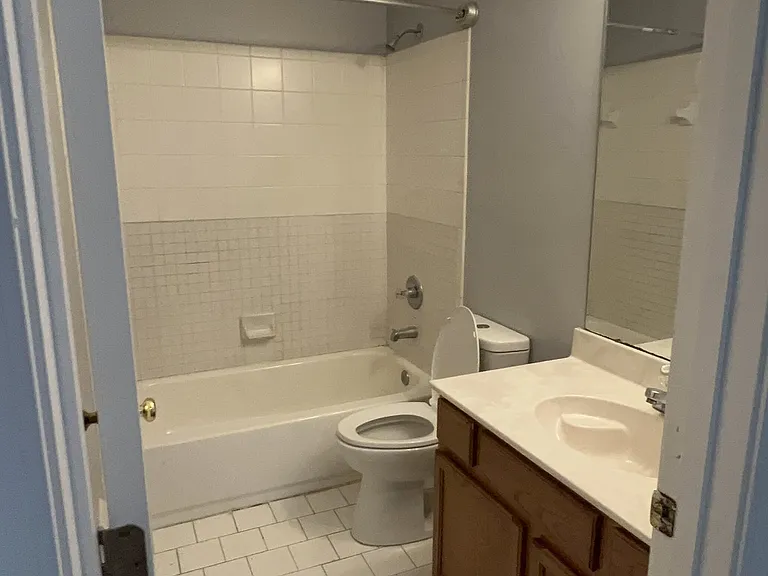 Hallway bathroom