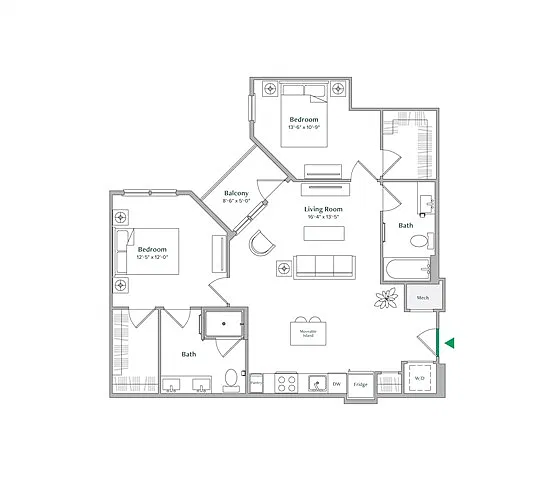 Floor plan B3