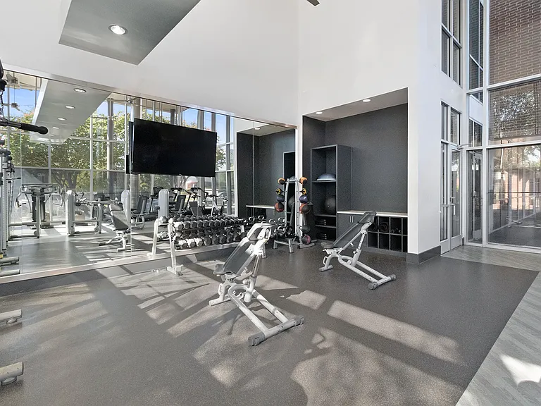 Expansive fitness and training center
