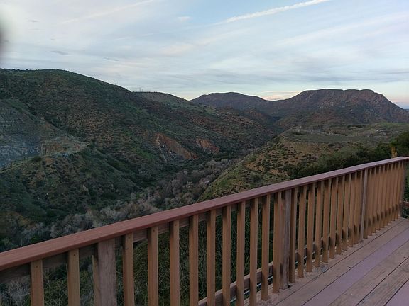 Backyard Deck overlooking Mission Trails Park