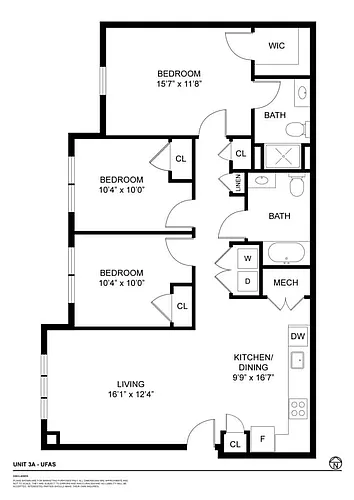 Floor plan 3A