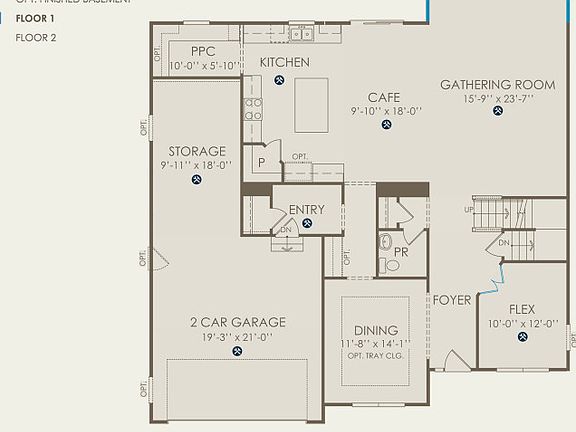 Riverton Floor Plan, Quick Move-in Home, Floor 1