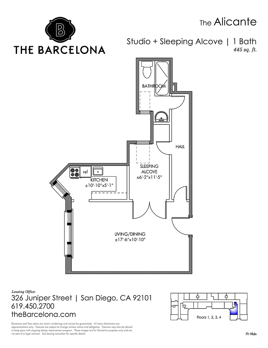 Floor plan Alicante