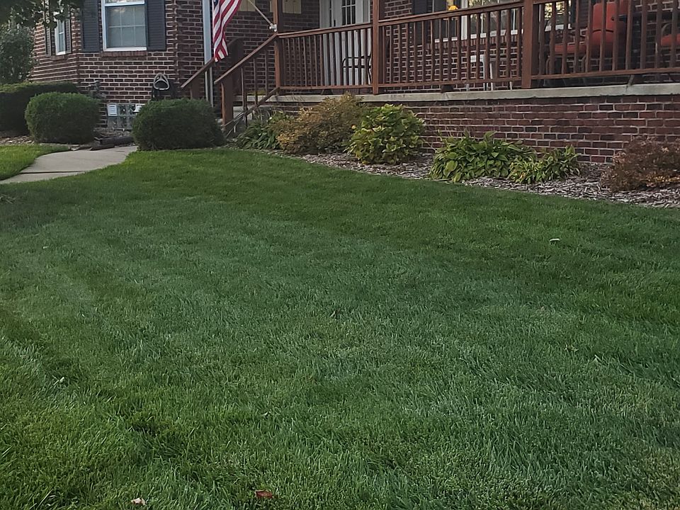 Front with porch.