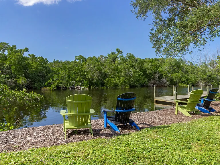 Revel in nature's beauty at our riverfront seating.