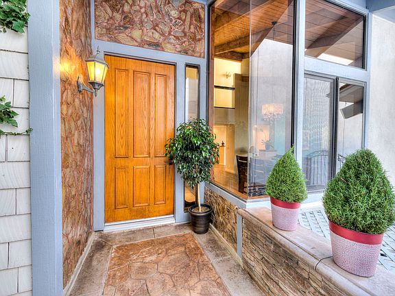 Glass, wood and stone...