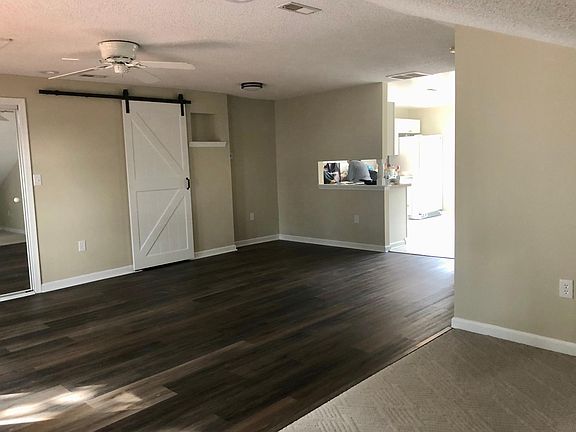 Pass through kitchen.