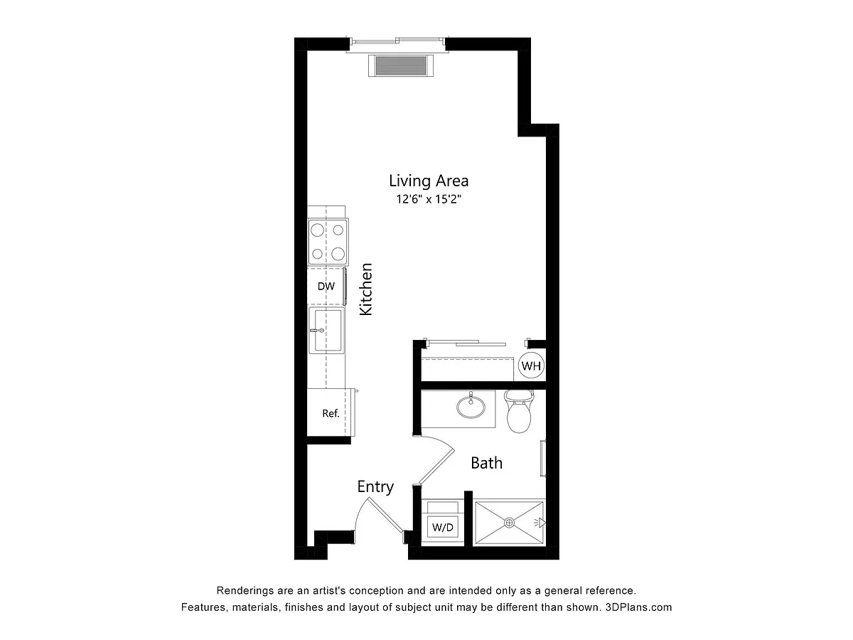 Floor plan Studio C