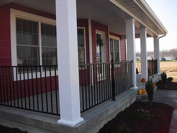 Large covered front porch