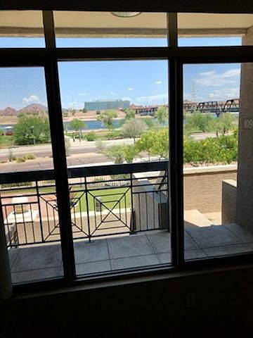 This location on Tempe Town Lake is outstanding and one of a kind. Listen to music from Tempe Beach Park on your own private patio