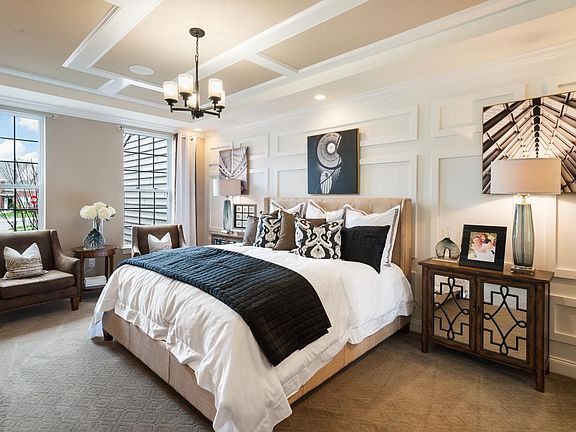 Peaceful primary bedroom suite