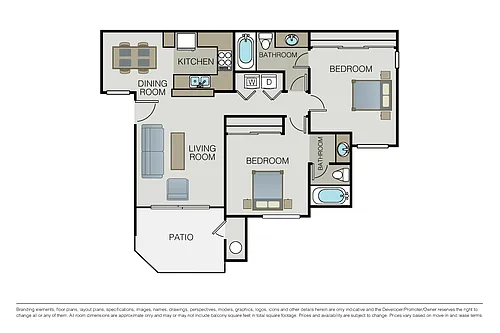 Floor plan Plan 2B