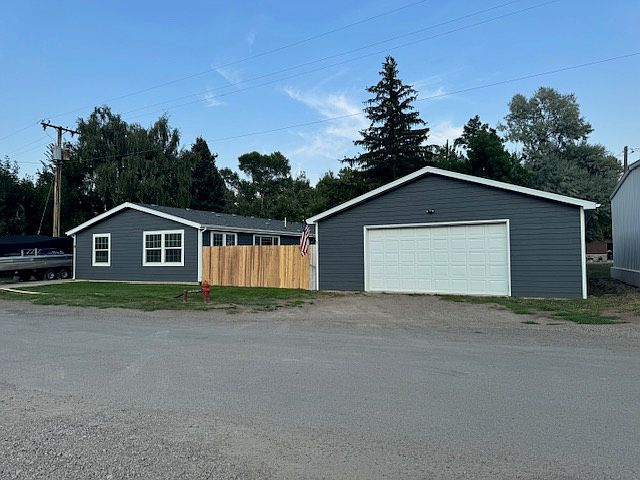 Home and detached garage. RV pad. Lots of privacy and quiet.