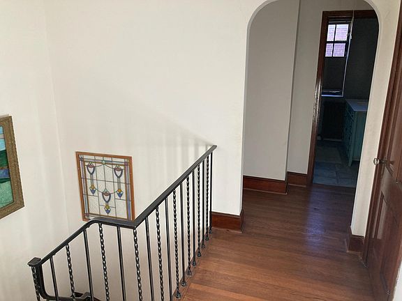 Upstairs stair landing
