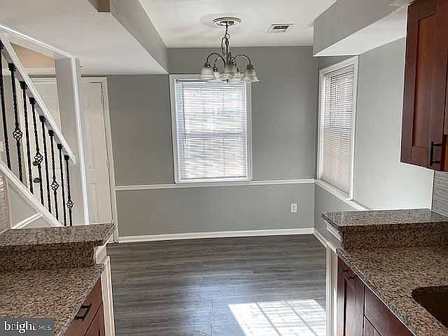 Elegant, modern dining area attached to the kitchen