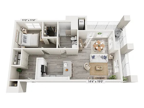 Floor plan Hanbury