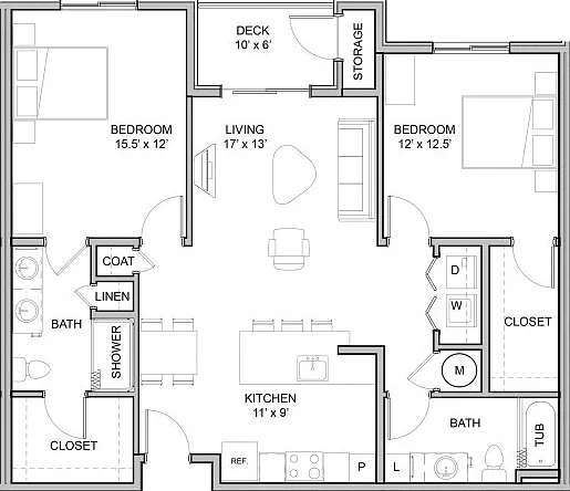 2 bed 2 bed