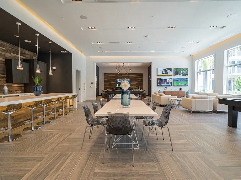 Entertain friends and family in the club room