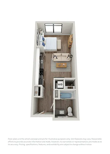 Floor plan Studio A
