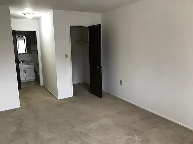Master bedroom w/ walk-in closet