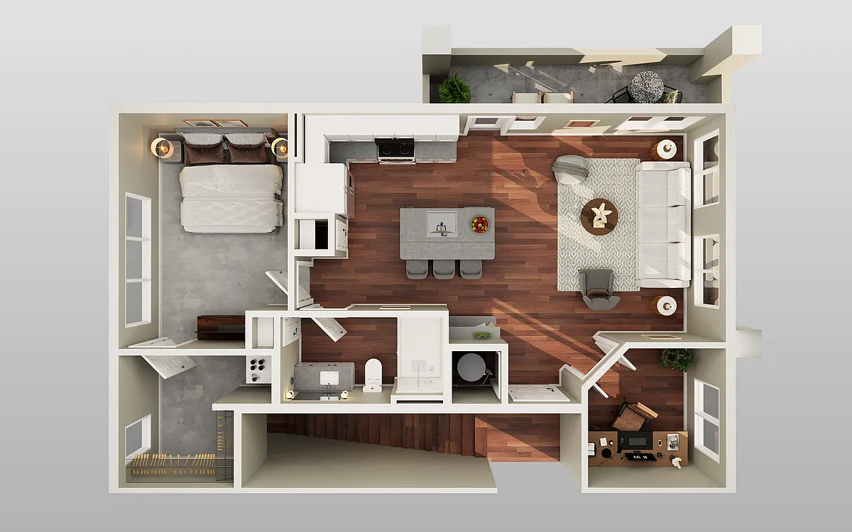 Floor plan Hemlock VI