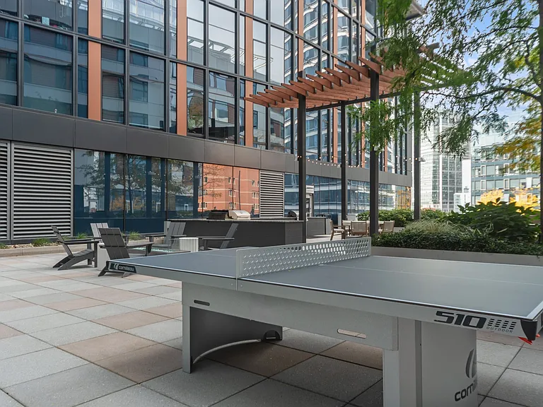 Outdoor Social Area with Table Tennis