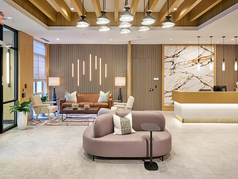 Newly Renovated Lobby With Co-Work Spaces