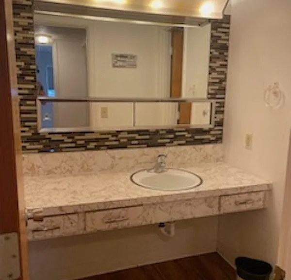 Main bathroom vanity.