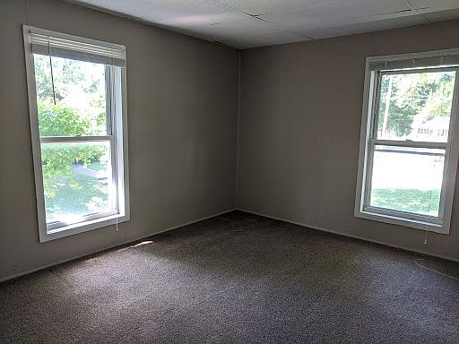 Bedroom - view of windows