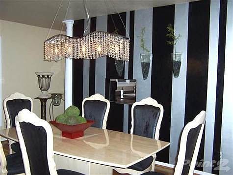 Formal dining room. Notice pass-through to kicthen